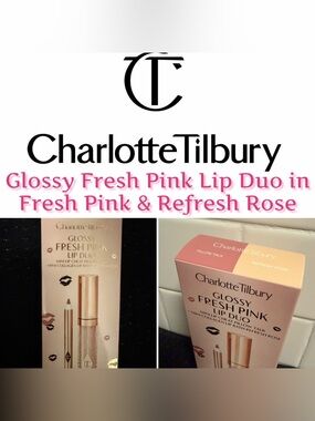 Charlotte Tilbury - Glossy Fresh Pink Lip Duo in Fresh Pink & Refresh Rose